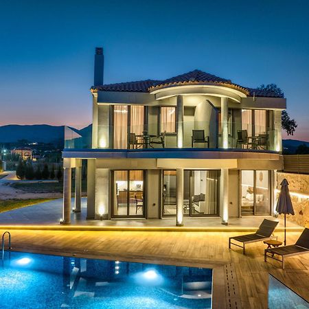 Violet Beach Front Private Villa Laganas Bagian luar foto