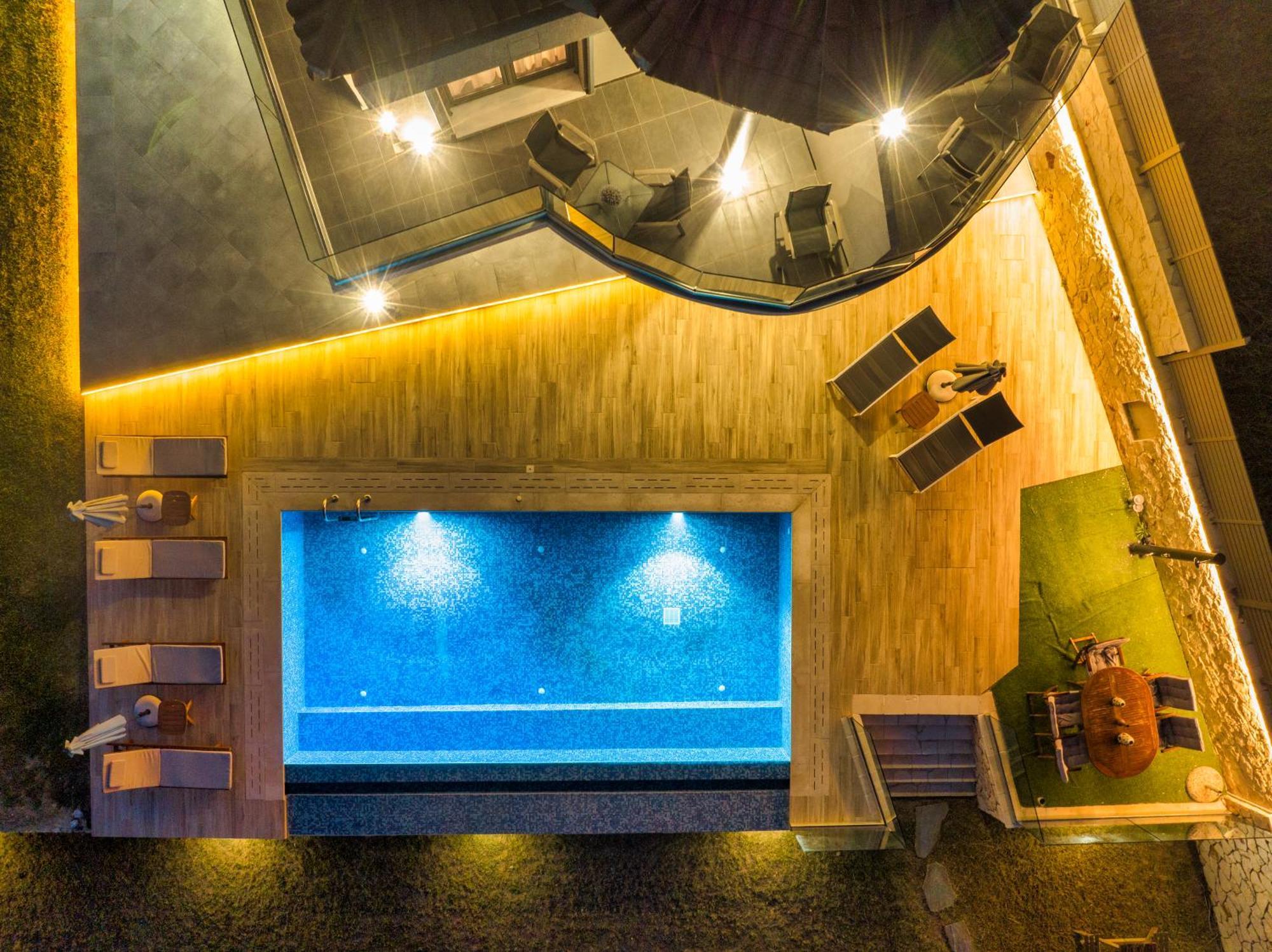 Violet Beach Front Private Villa Laganas Bagian luar foto