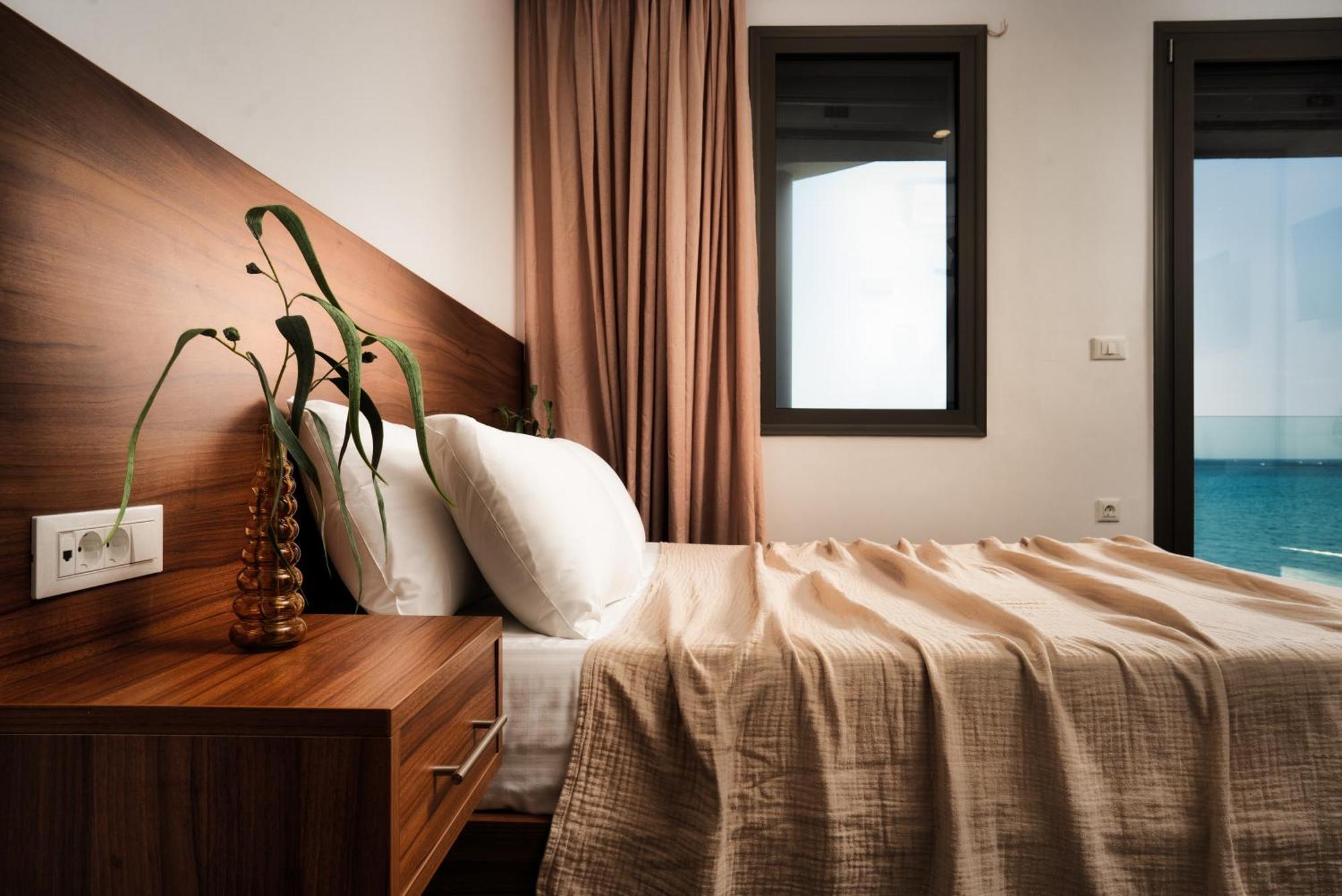 Violet Beach Front Private Villa Laganas Bagian luar foto